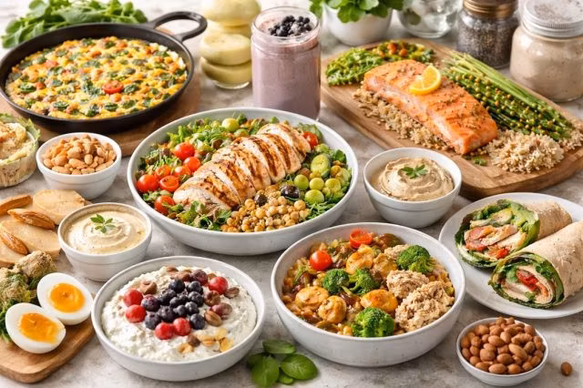 Лесно високопротеиново меню